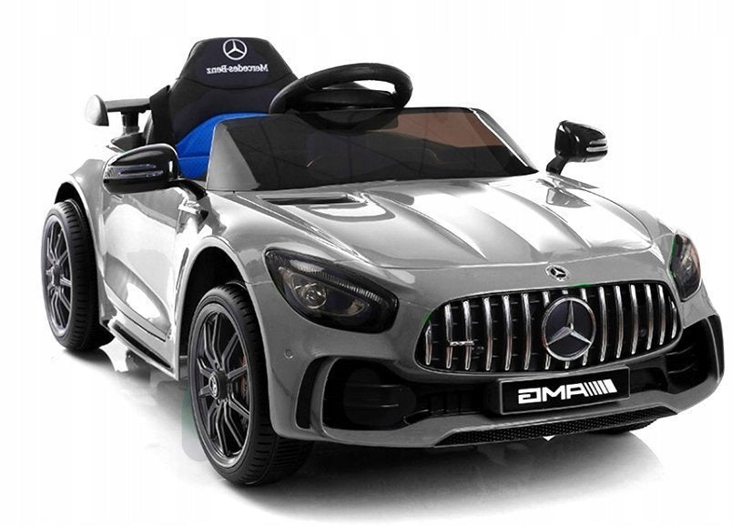 Mercedes GTR Battery Car Silver Lacquered Kid's age 3+ years