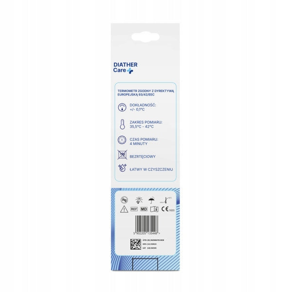 Mercury-Free Clinical Thermometer 1 Piece Packaging status original