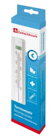 Mercury-free thermometer Zyskaj Zdrowie 1pc.