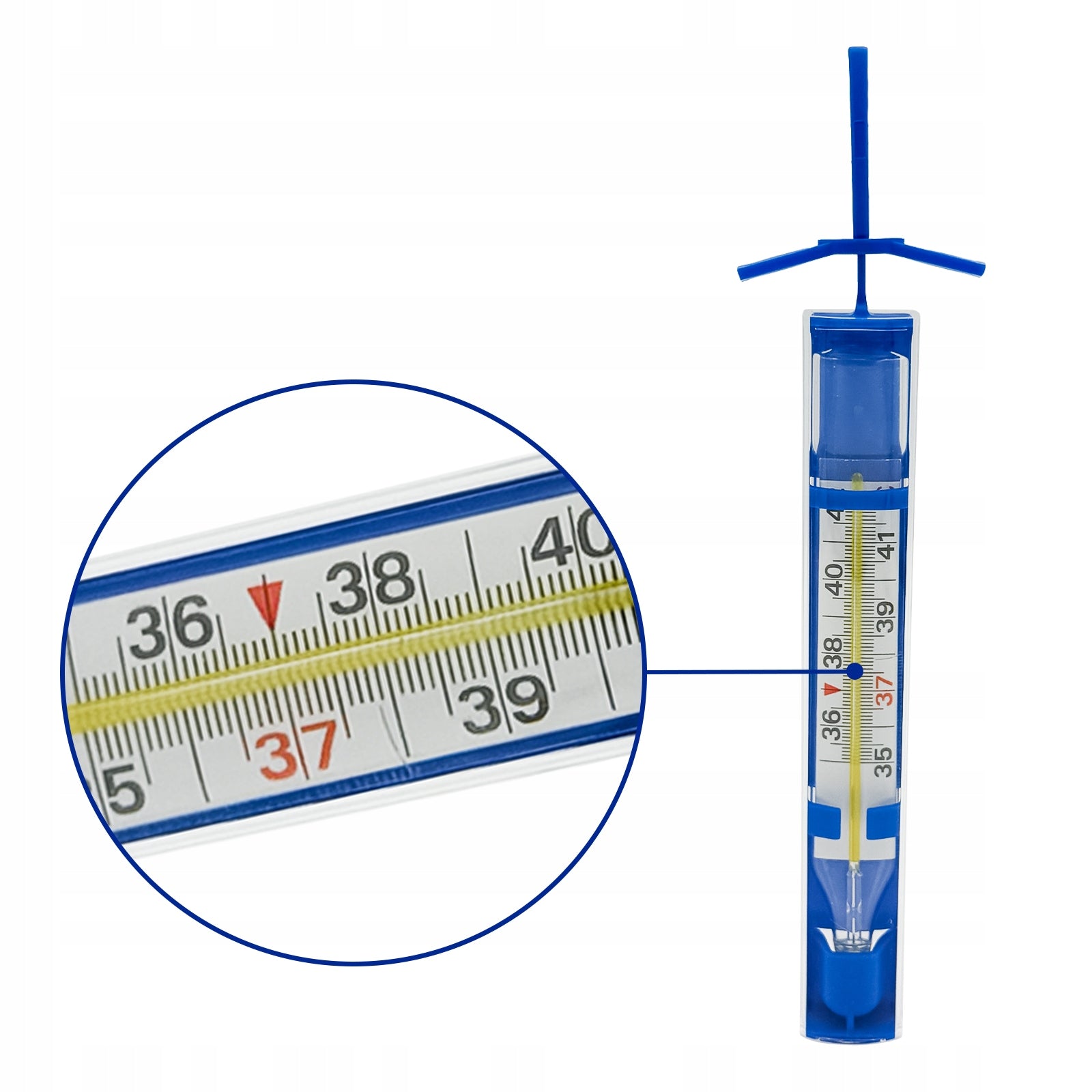 Mercury-free thermometer traditional EVERCHEK Vizio MC-10 Magnifying glass