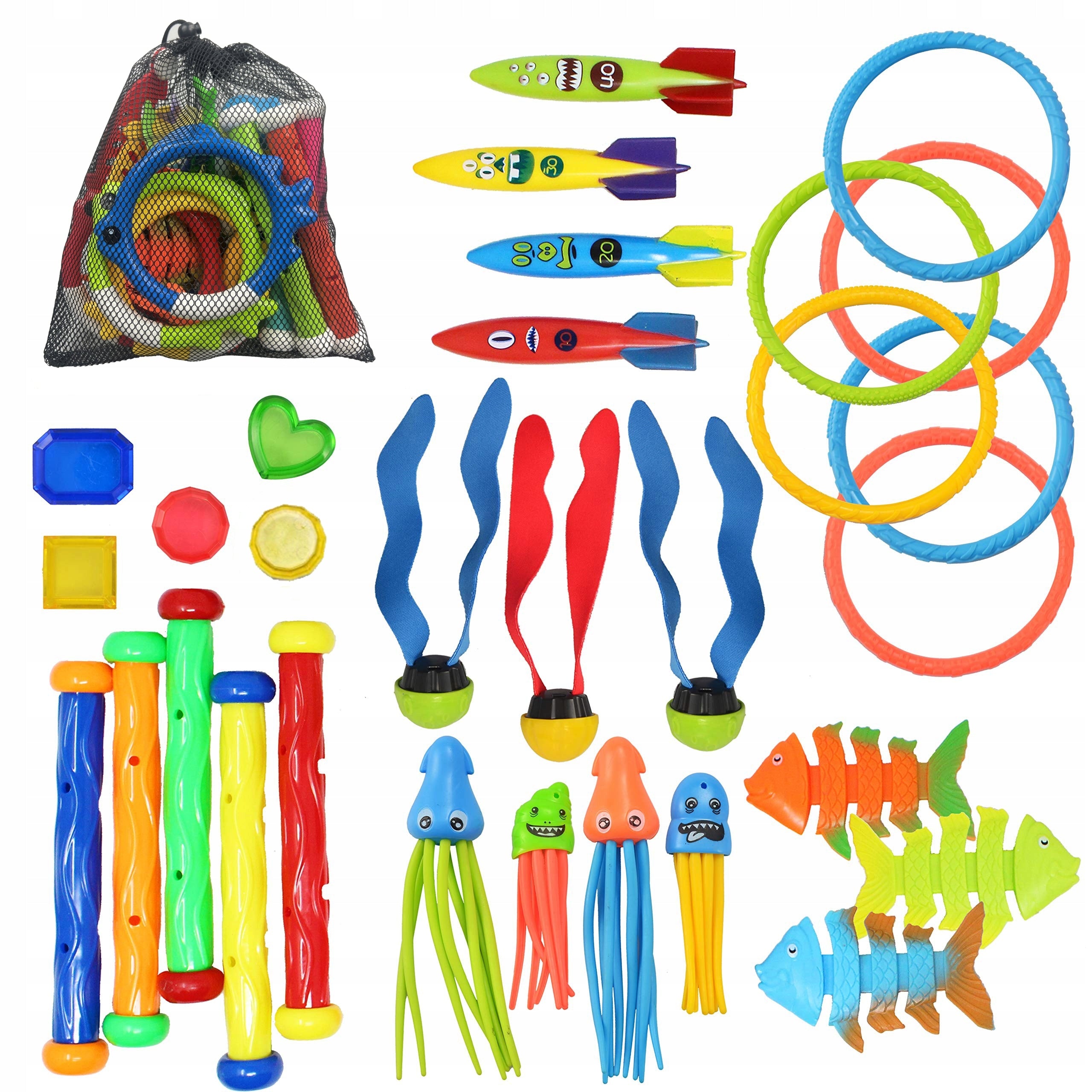 Mermaids for Swimming Set – Toys for Swimming Pool and Bathtub