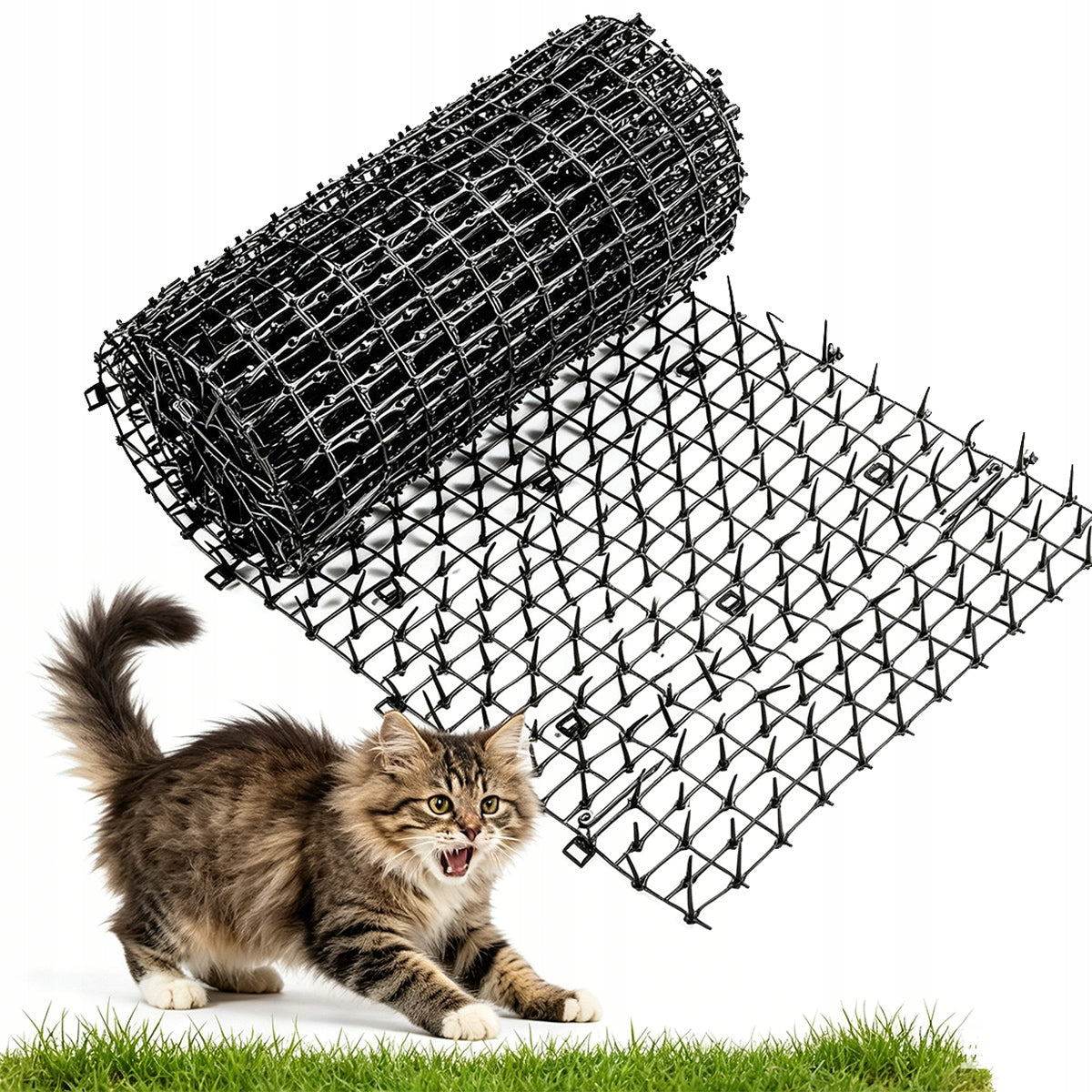 Mesh WITH SPIKES AGAINST CATS, REPELLENT MAT SPIKES FOR CATS 30x400cm