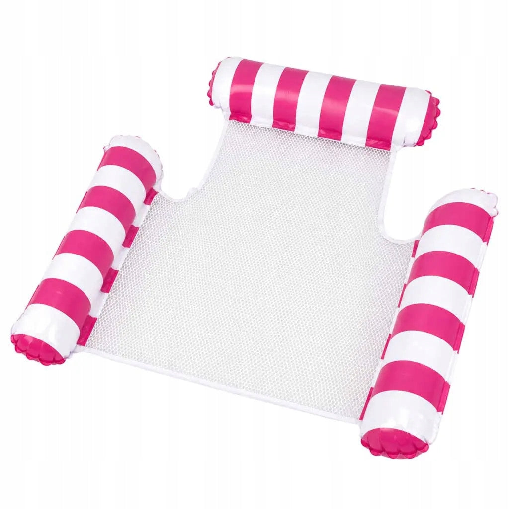 Mesh inflatable swimming chair, pink Ikonka Manufacturer code KX2668_1