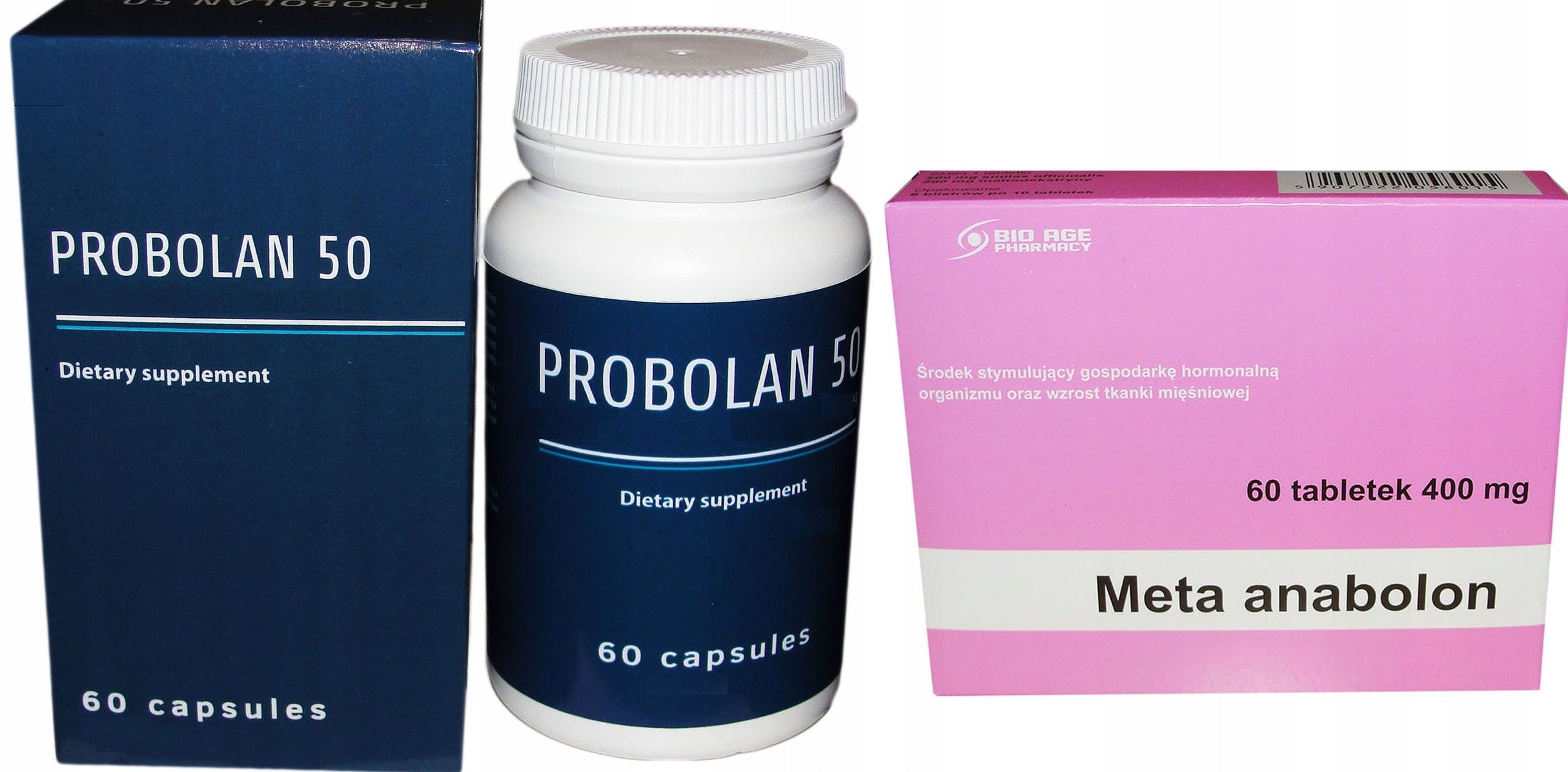 Meta Anabolone 60k + Probolan 50 Mass Testosterone Tribulus