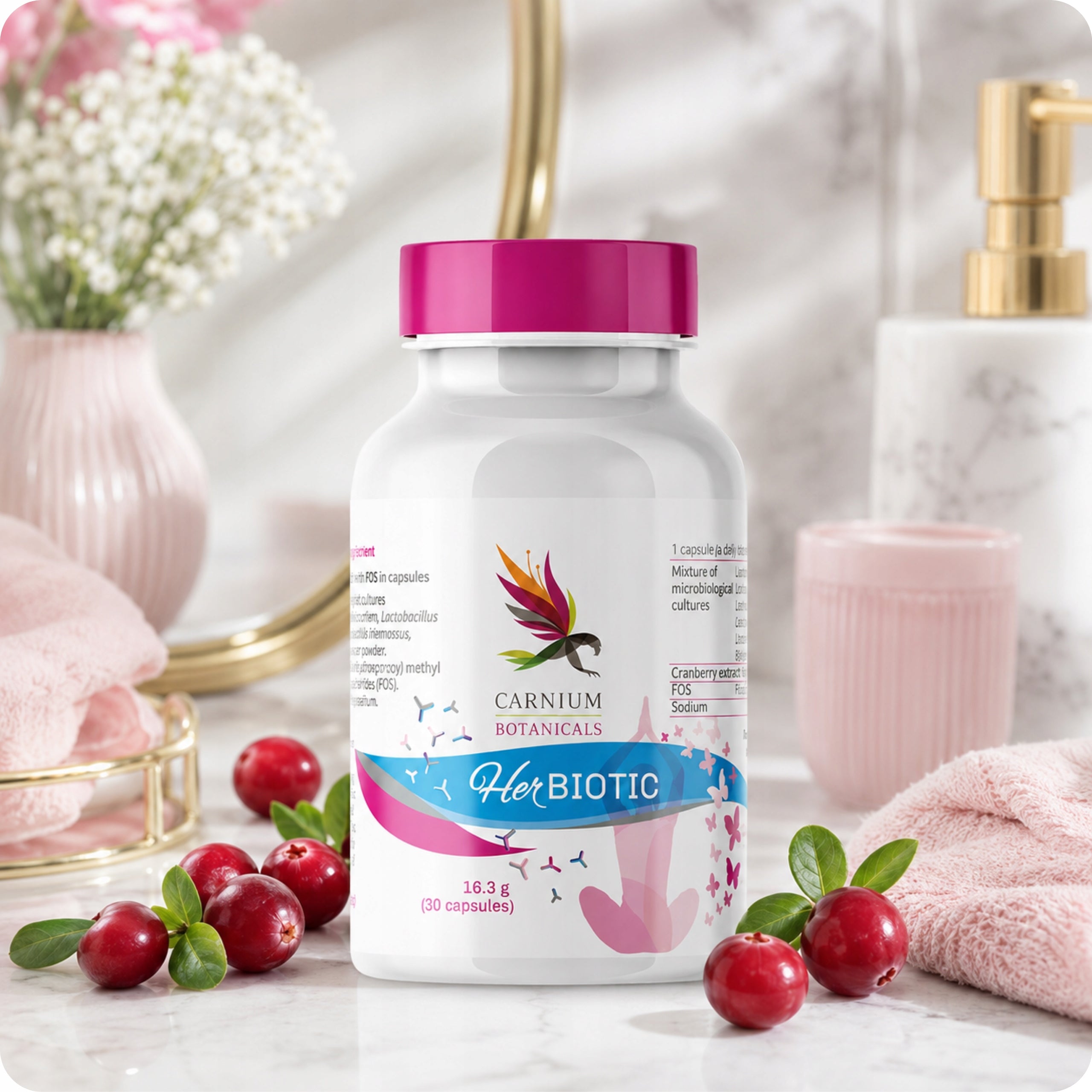 Metabolism Booster Hormonal Balance Carnium Botanicals Her Biotic Packaging status original