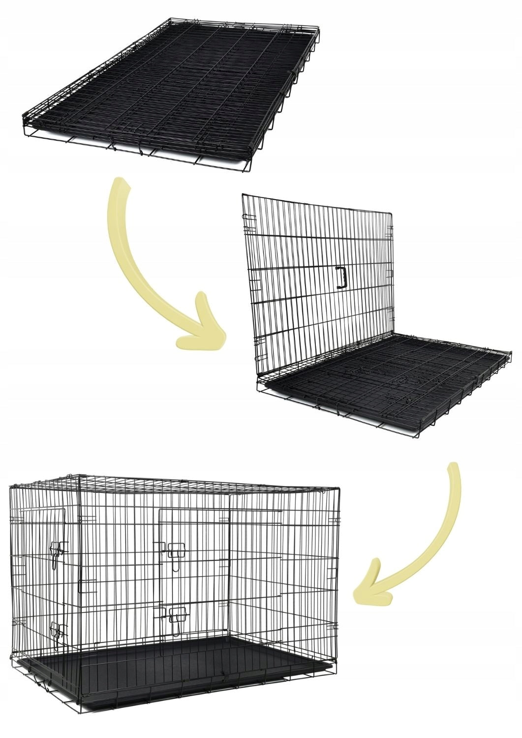 Metal Cat Dog Cage Kennel Playpen Transporter Universal XXXL Trade name Metalowa Klatka dla Zwierząt XXXL