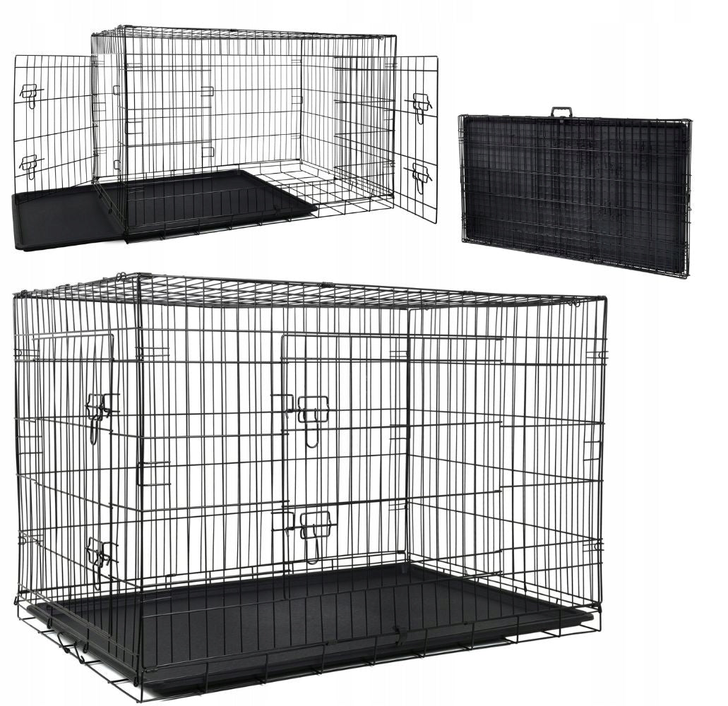 Metal Cat Dog Cage Kennel Playpen Transporter Universal XXXL