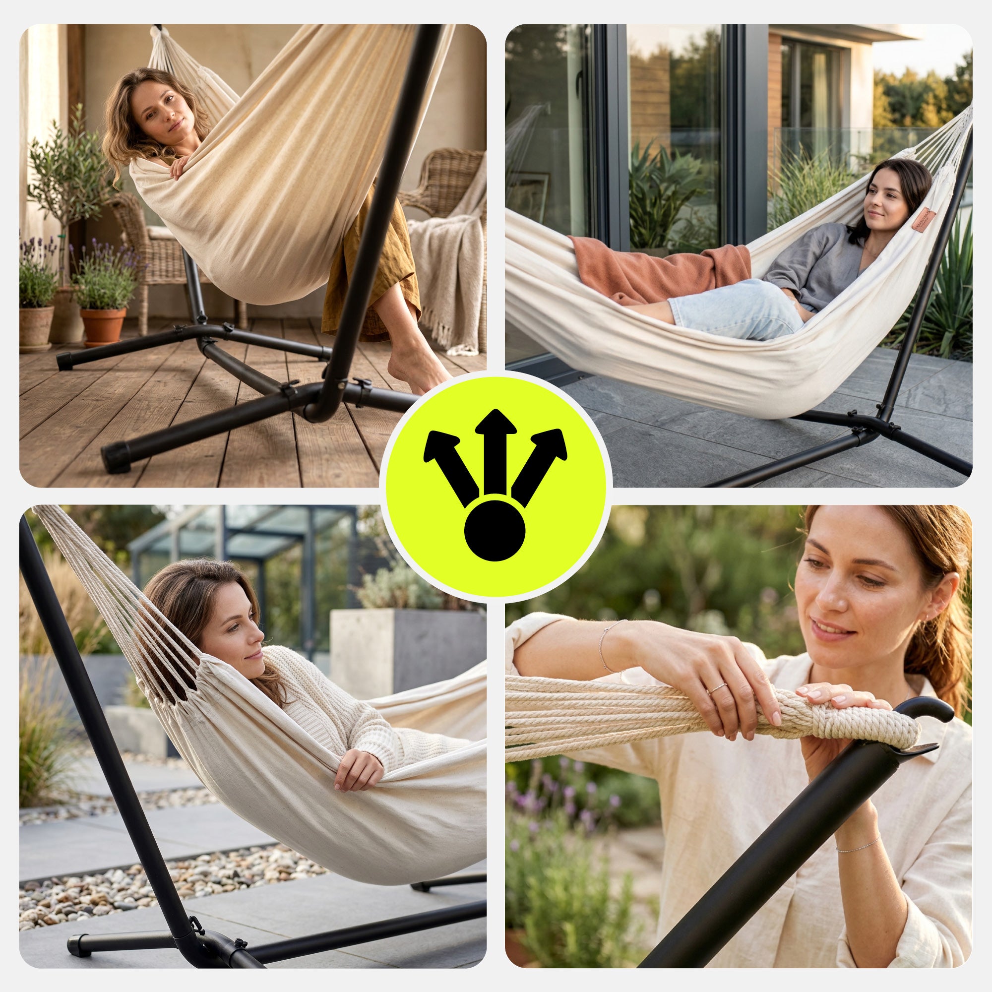 Metal Hammock Frame, Sturdy Garden Hammock Stand Manufacturer code HYP72 STELAZHAM 2