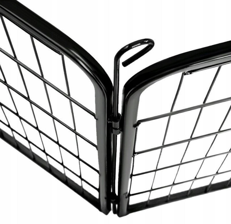 Metal Playpen Cage Cat Runway for Rabbit Cat Dog 60 x 80 cm WITHOUT THRESHOLD Length 60 cm