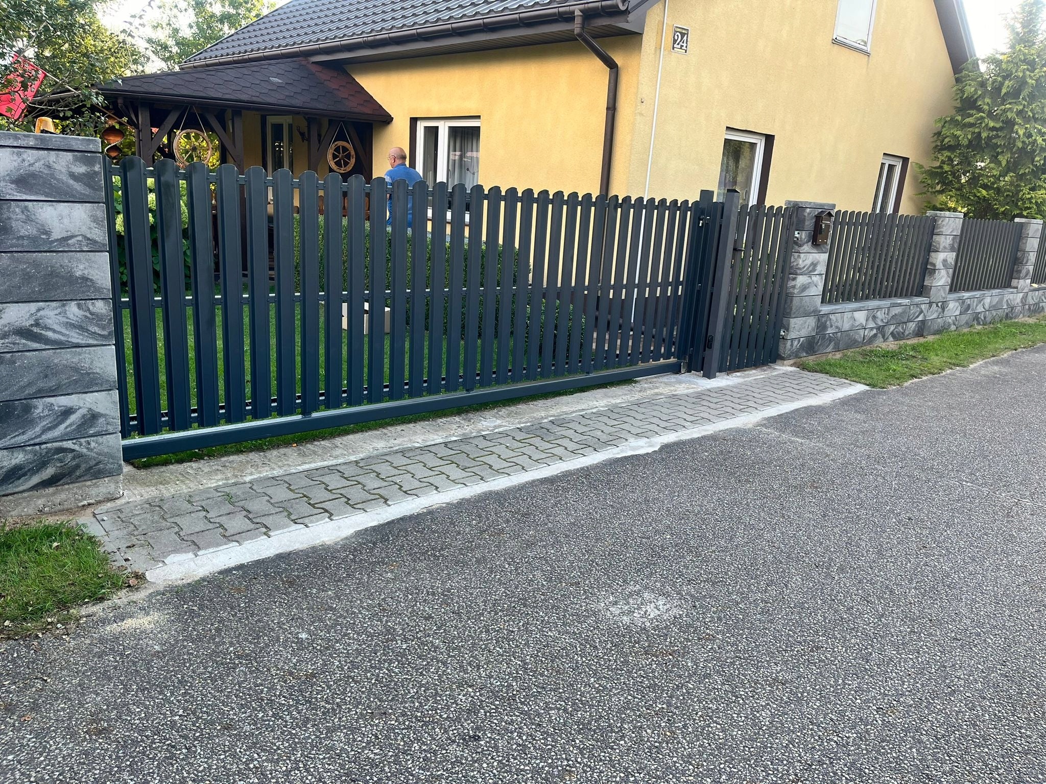 Metal bars gr.0,8mm 11cm fence profile Sigma galvanized 4 patterns