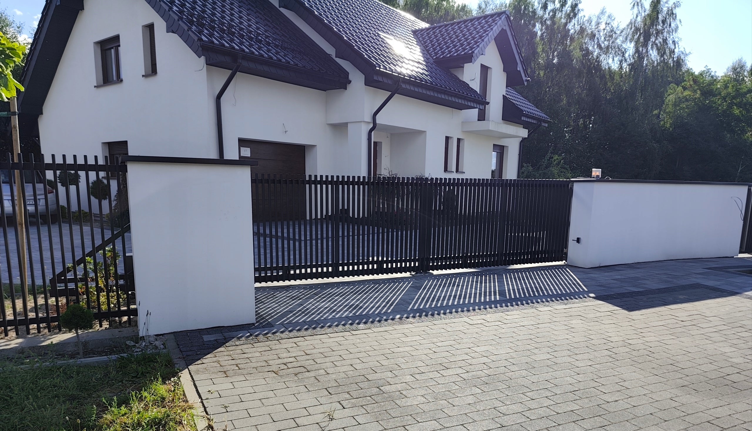 Metal comb bars 60x40 galvanized profiles fence span Manufacturer code Sztachety grzebieniowe
