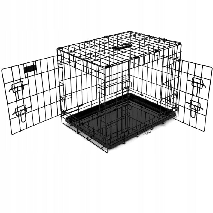 Metal dog cage REINFORCED with corners transporter 107x69 cm Kind cage