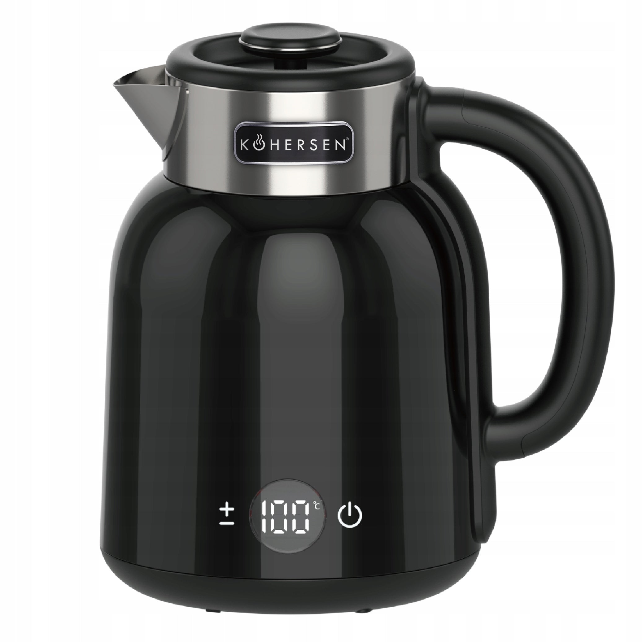 Metal electric kettle with TEMPERATURE CONTROL wireless Kohersen