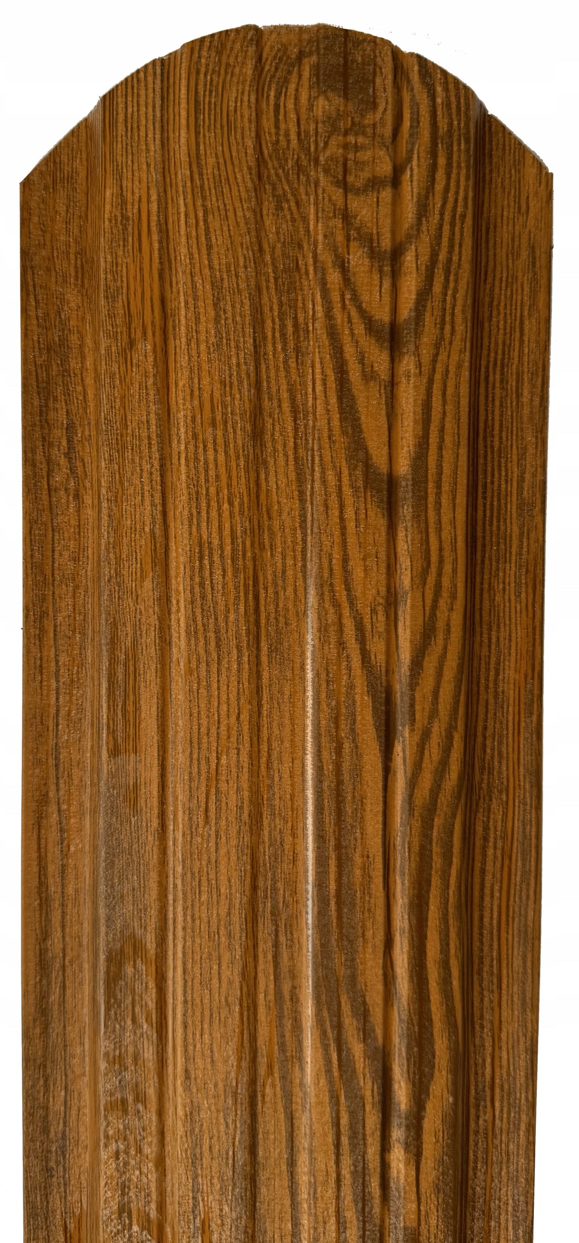 Metal fence bar Golden Oak matt long 145-200cm