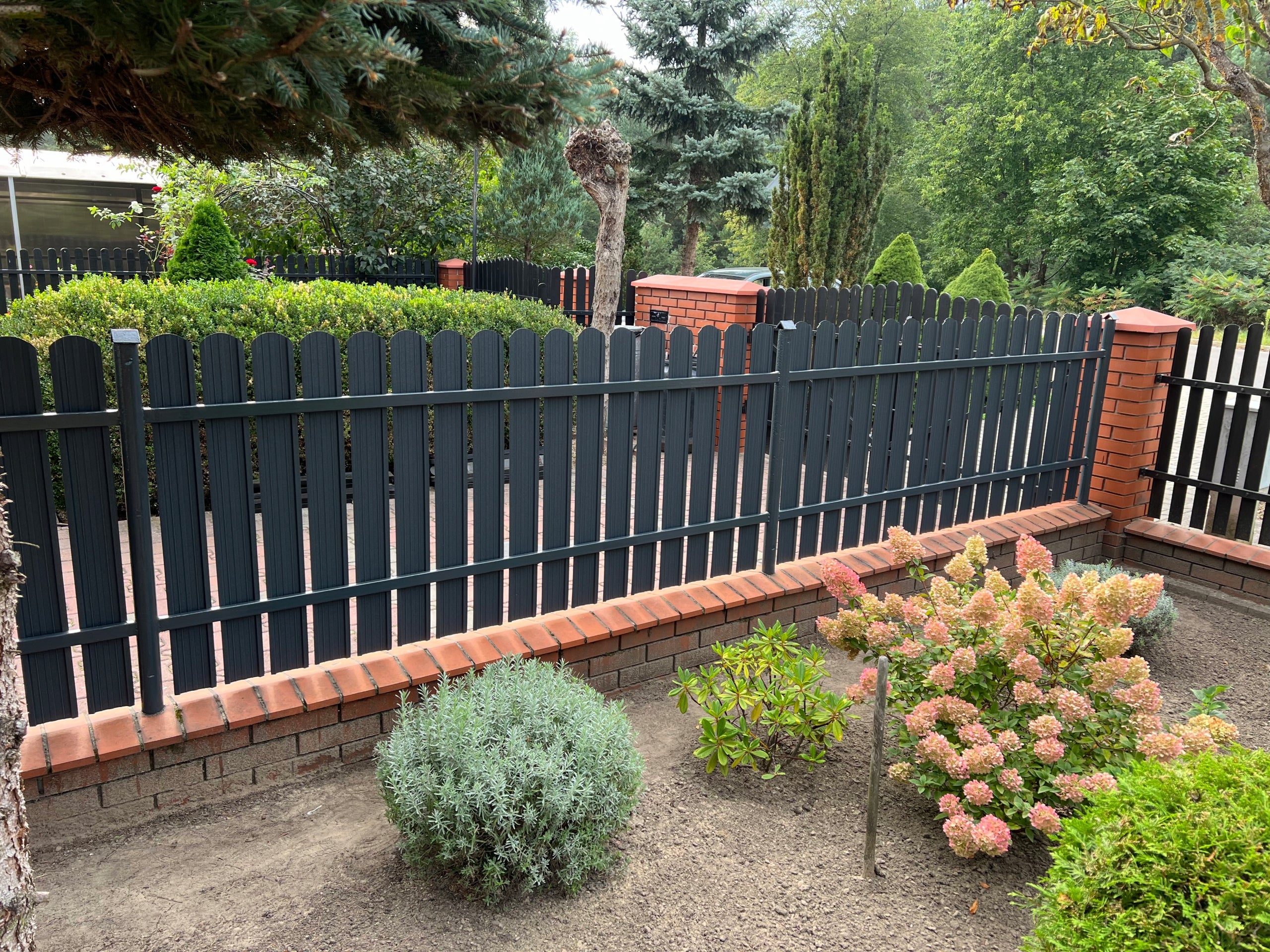 Metal fence bar mat Graphite double-sided from 145 to 200cm Brand no brand