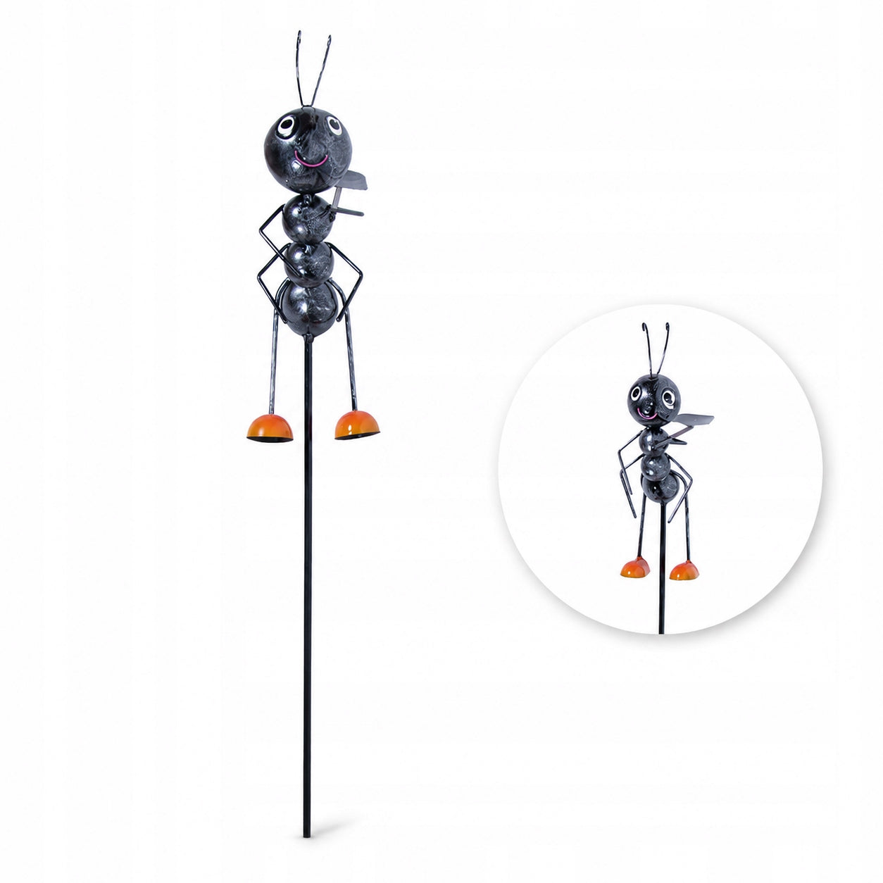 Metal figurine Antek Ant 83 cm plant support garden decoration