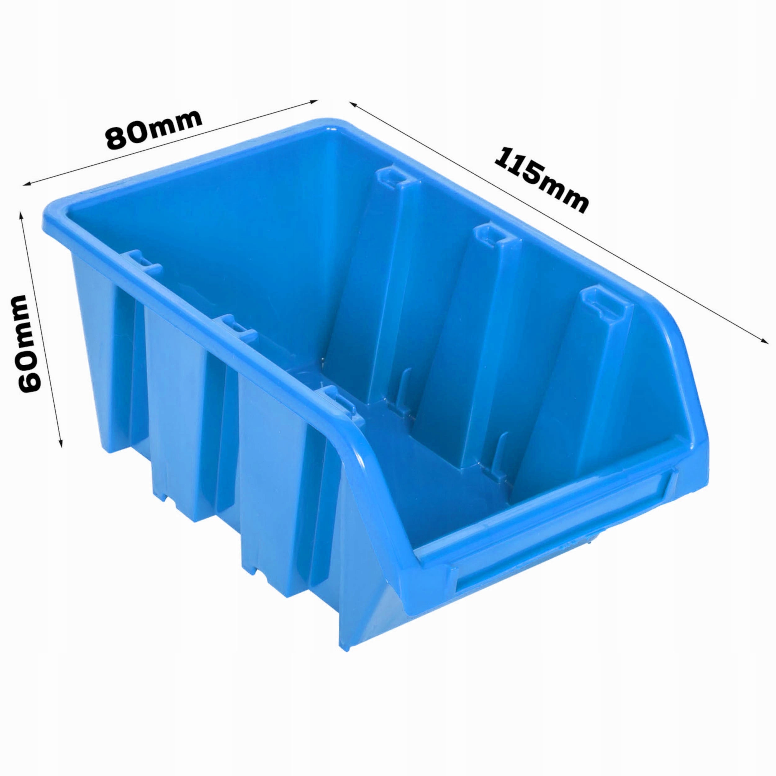 Metal tool board 1560 x 713 mm wall 18 cuvettes workshop garage Kind pegboard