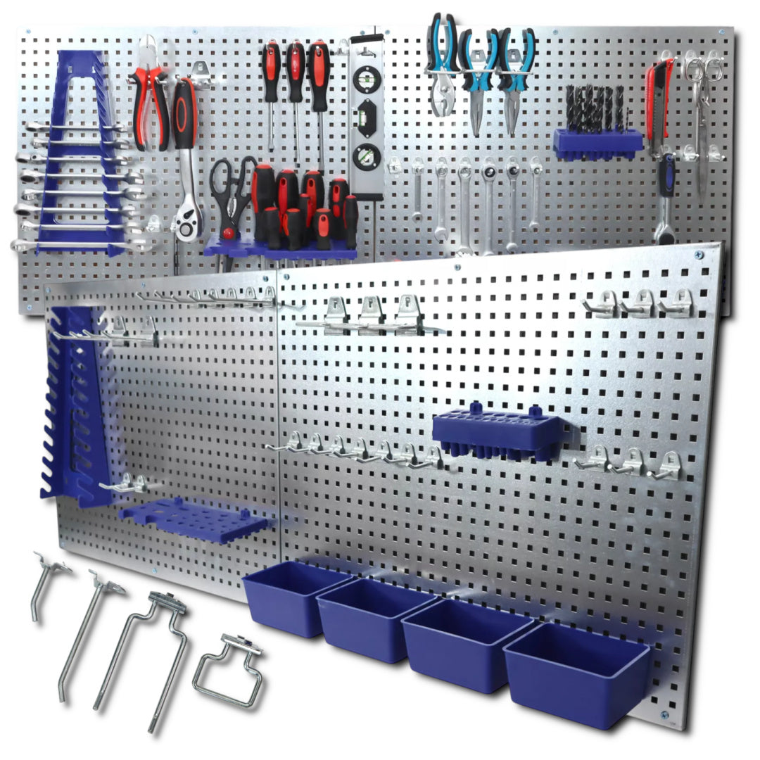 Metal tool board bituxx 32 elements of the litter box workshop wall