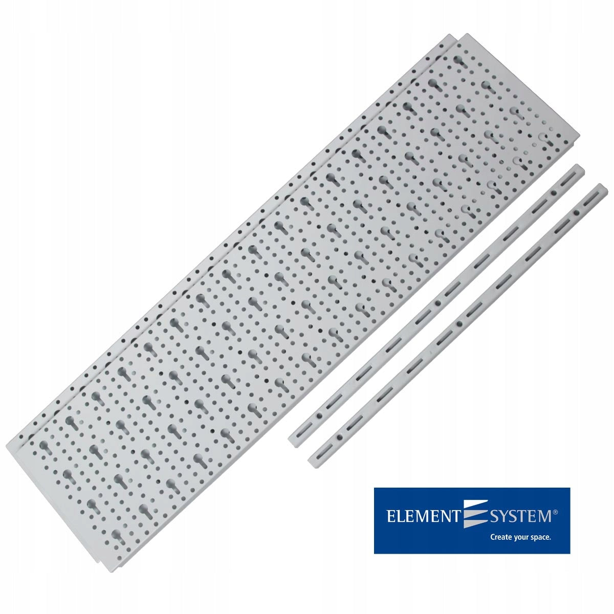 Metal workshop tool board STD Element System 80x40cm white EAN (GTIN) 5903111473495