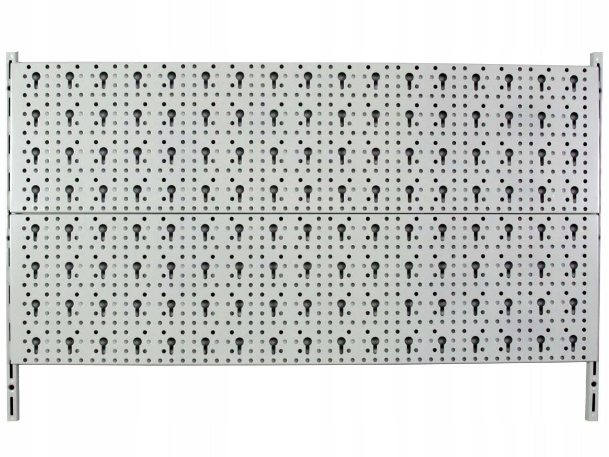 Metal workshop tool board STD Element System 80x40cm white