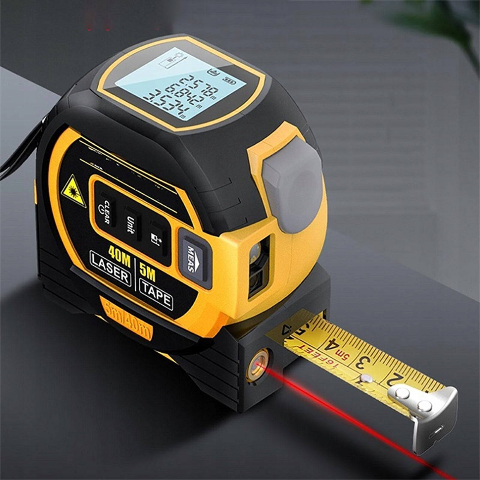 Meter Measure Expandable 500cm Digital Laser Rangefinder 40m Level 3in1 Brand Trotec
