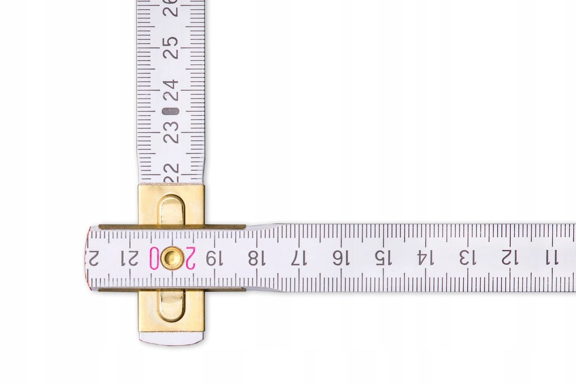 Metrie | PF-10 skládací metr, bílý, 2 m | 10 ks Kind folding ruler