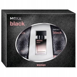 Mexx Black Woman set 15ml EDT + shower gel + body lotion 50ml