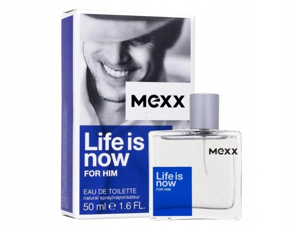 Mexx EDT 50 ml For Men Life Is Now Brand Mexx