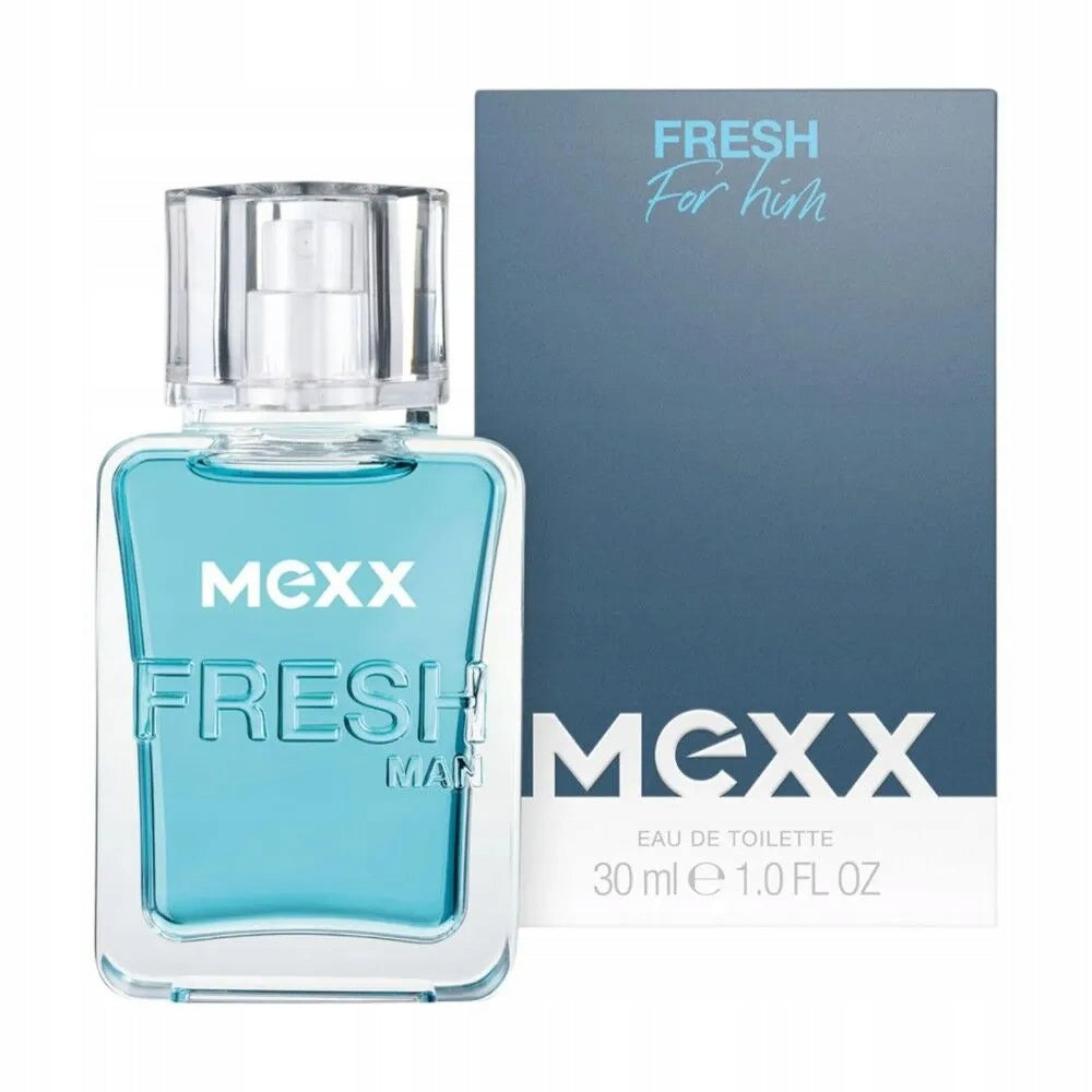 Mexx Fresh Man Eau De Toilette Men's Perfume Fresh Exotic Fragrance 30ml Packaging status original