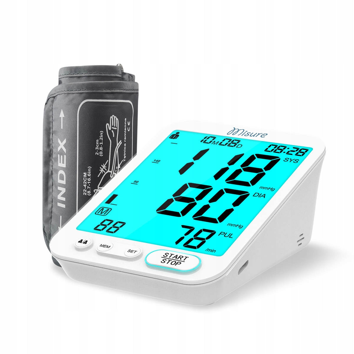 Mi Med 7 shoulder blood pressure monitor, arrhythmia, speaks in Polish, with power supply Manufacturer code MI Med 7