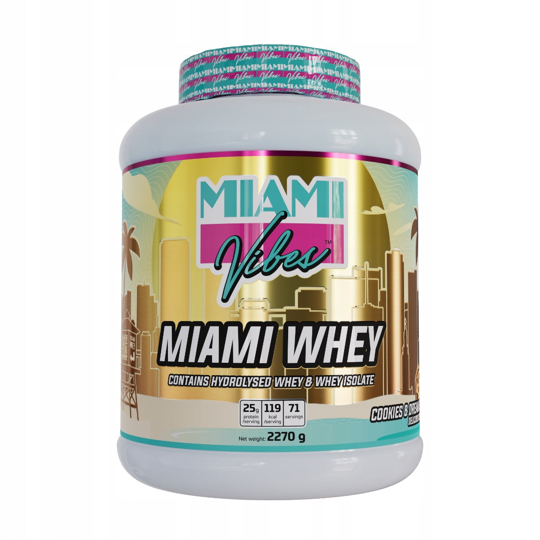 Miami Whey 2270g vanilla cream