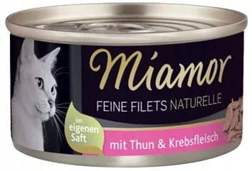 Miamor Feine Fillets Tuna Crabs in Sauce 80g