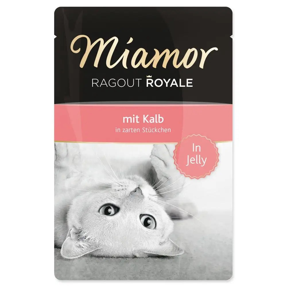 Miamor Ragout Royale in Jelly Cat food sachet 100g - Veal Manufacturer code 74056