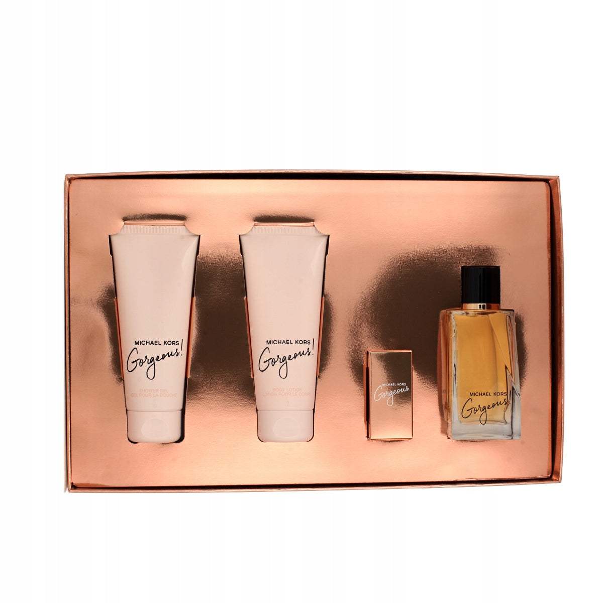 Michael Kors Gorgeous! EDP 100 ml + EDP MINI 5 ml + SG 100 ml + BL 100 ml W Brand Michael Kors