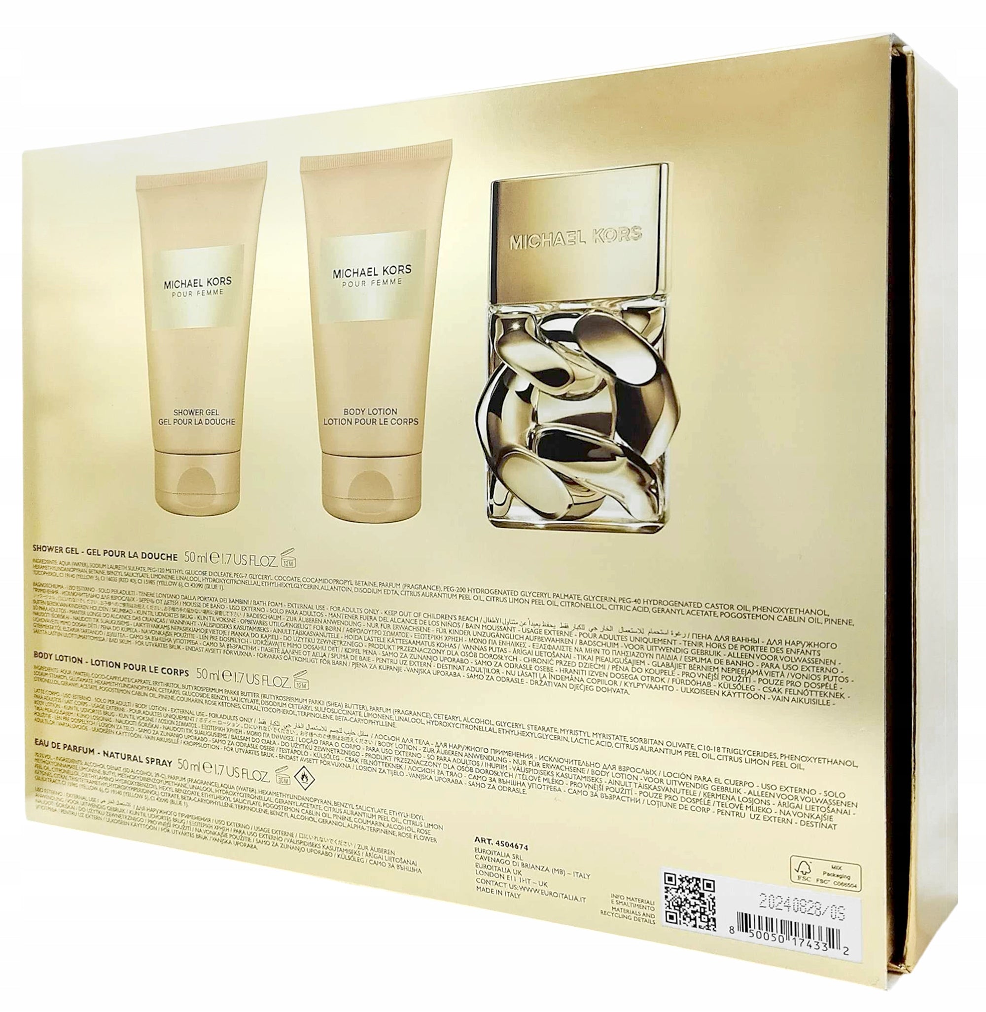 Michael Kors Pour Femme EDP 50ml + Gel 50ml + Lotion 50ml Gift Set Manufacturer code 20242828