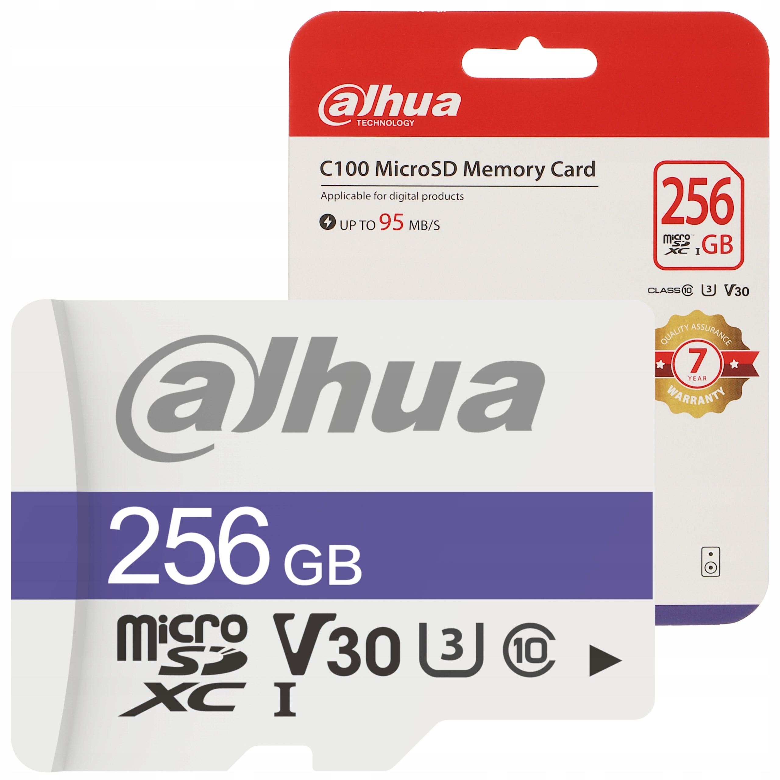 Micro SD Memory Card Dahua TF-C100/256GB UHS-I SDXC for WiFi IP CCTV Cameras