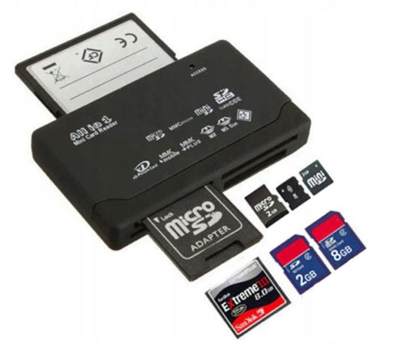 Micro SD card reader MS M2 CF Duo XD to USB 2.0 Manufacturer code 3014