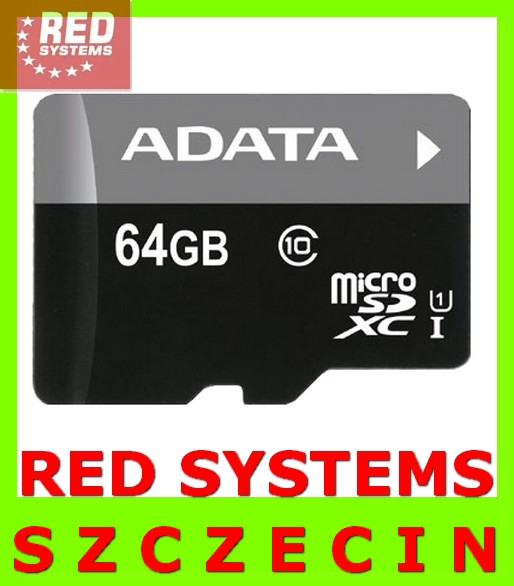 Micro SD microSD card 64GB ADATA Clas10 SDXC+Adap Manufacturer Adata