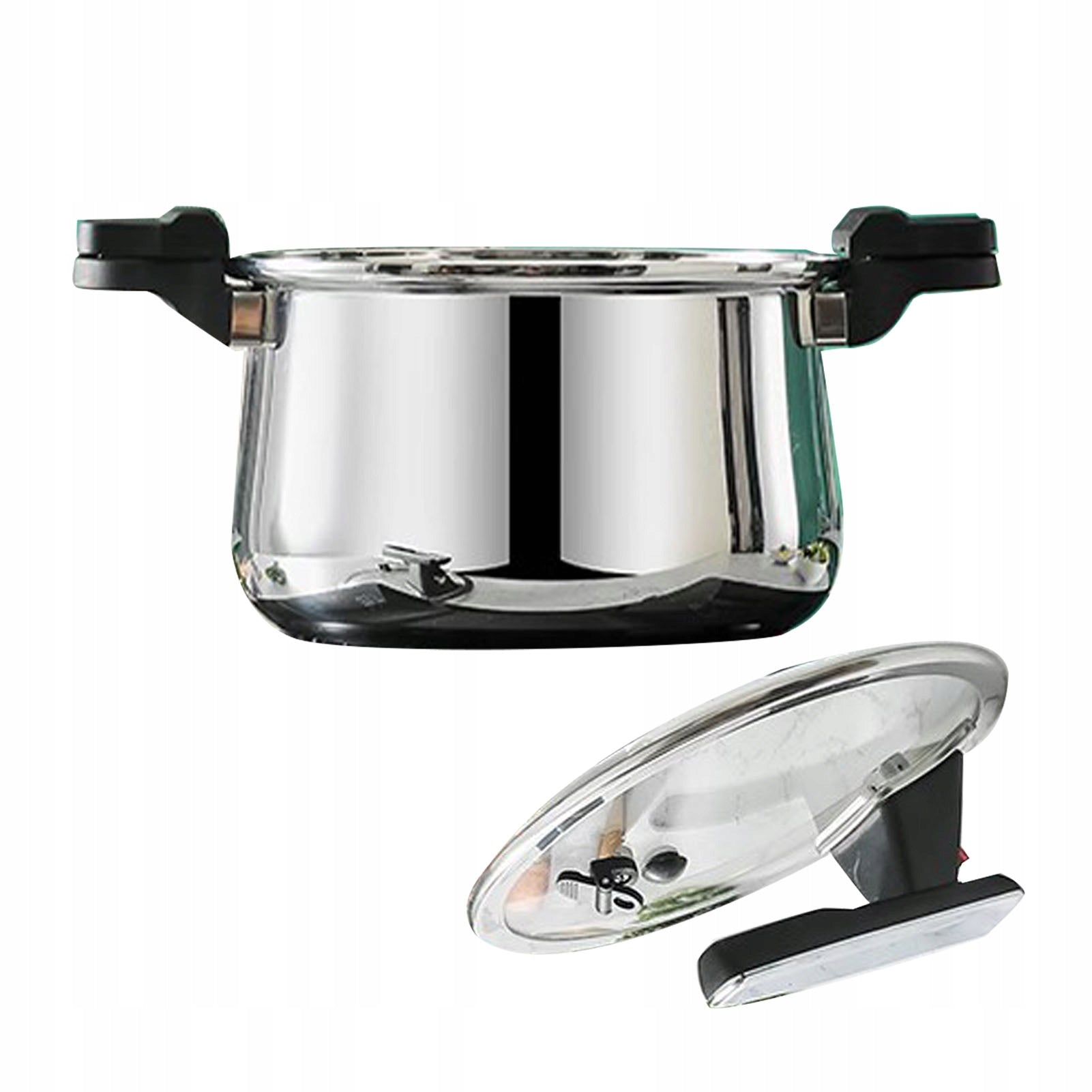 Micro pressure cooker, uniform heating 3-layer micropots made of nier steel