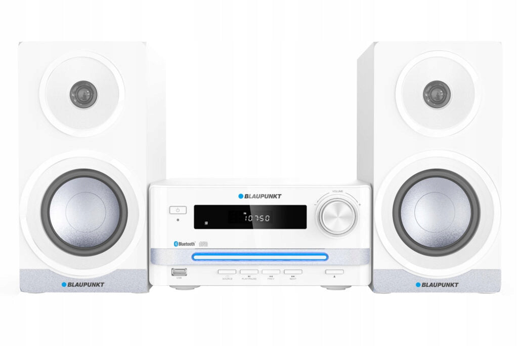 Micro tower Blaupunkt MS16BT EDITION FM/BT/CD/USB/MP3/AUX White Bluetooth Packaging status original