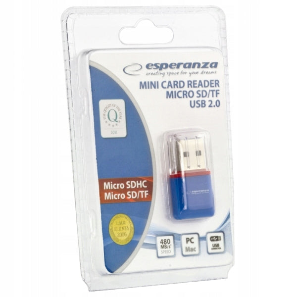 MicroSD card reader Esperanza EA134B (MicroSD Pen Kind universal