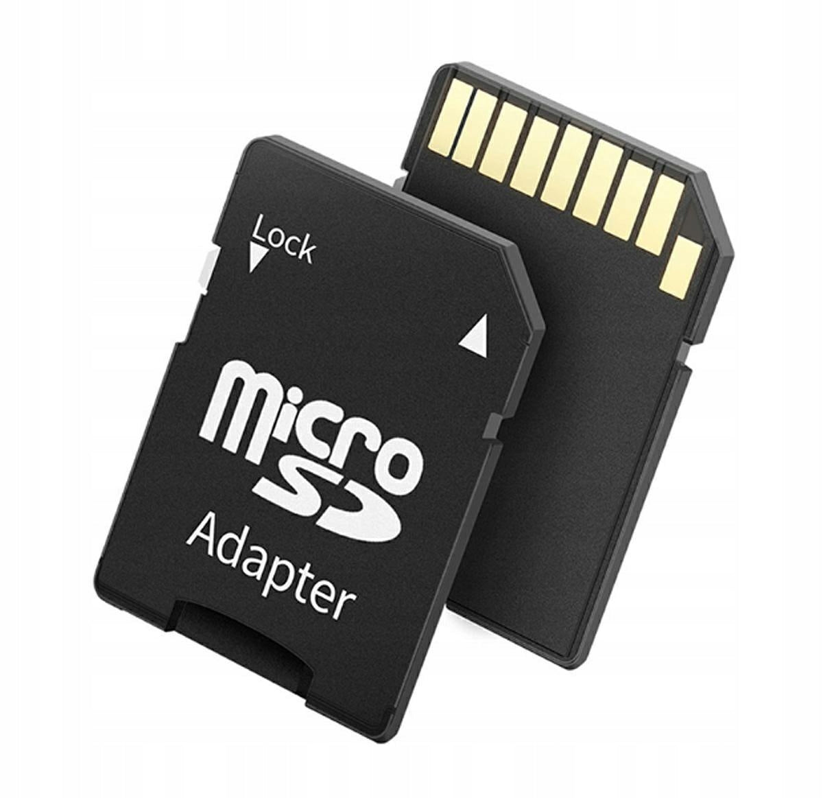MicroSD to SD adapter for HC memory cards