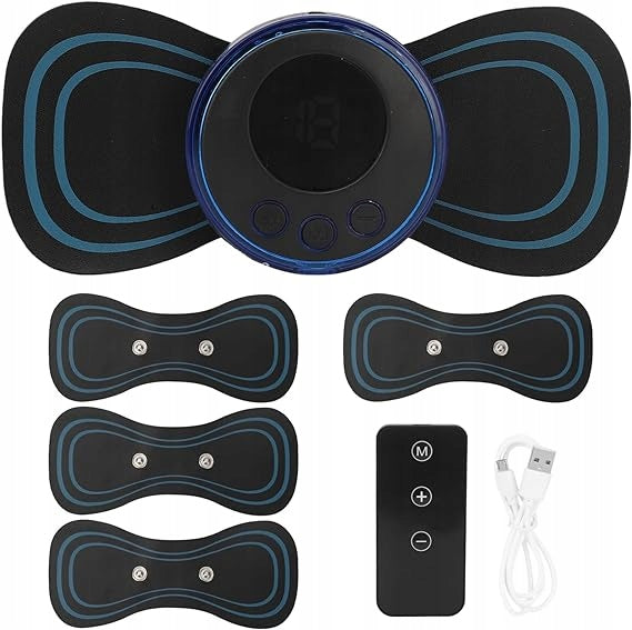 Microcurrent massager for firm breasts neck arms and legs detoxification