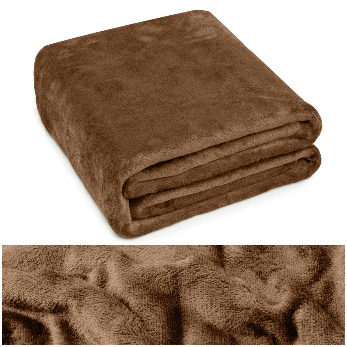 Microfiber Blanket 160x200 JUANA Soft Uniform Bedspread