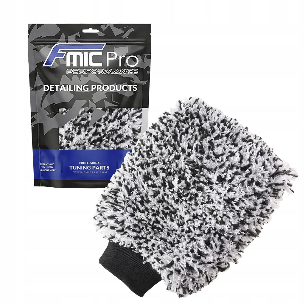 Microfiber Car Wash Glove for Hand Soft Large 28×18 cm FMIC Pro