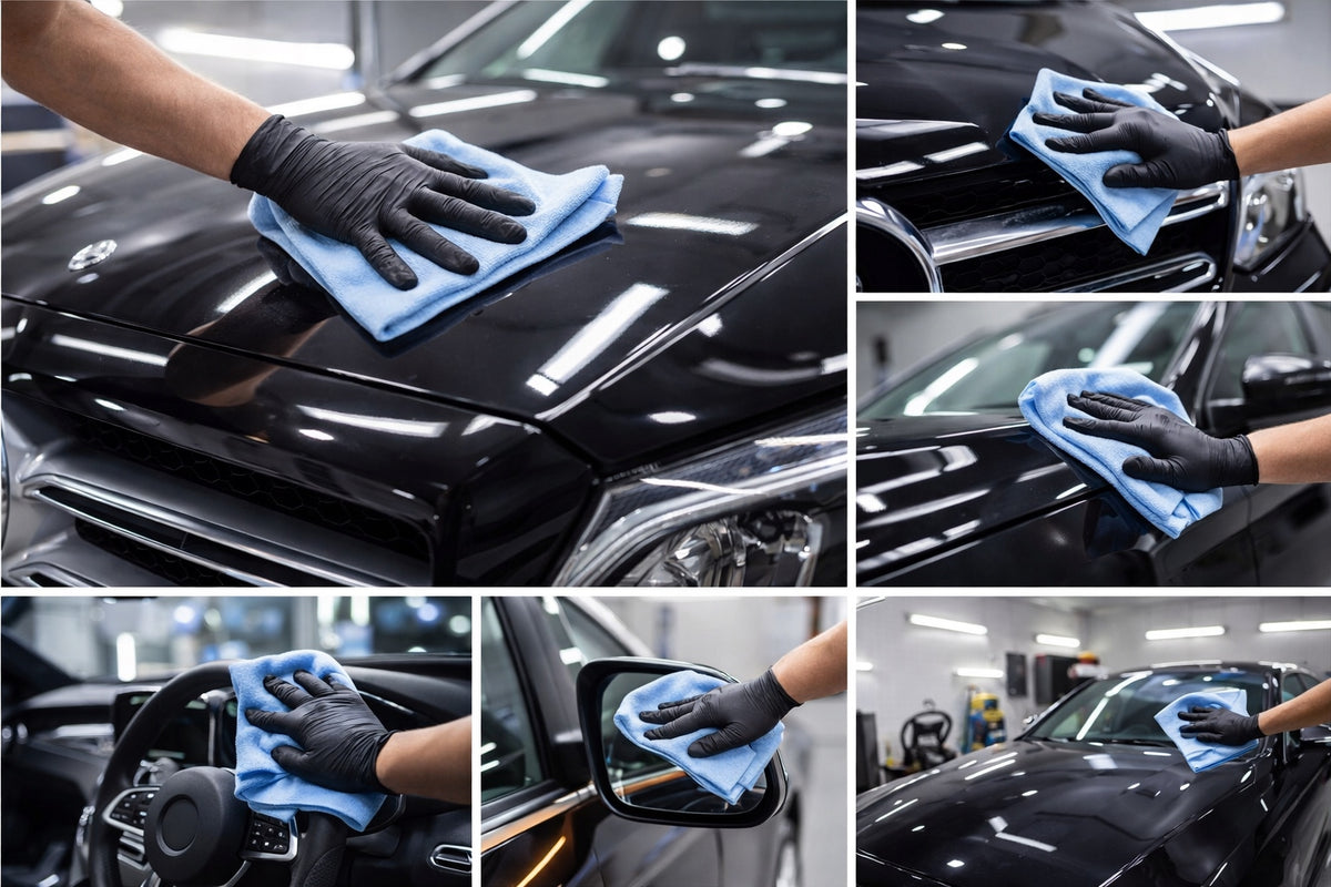 Microfiber Cloth for Car Window Mirrors Cockpit 40cm 300g/m² Manufacturer no brand
