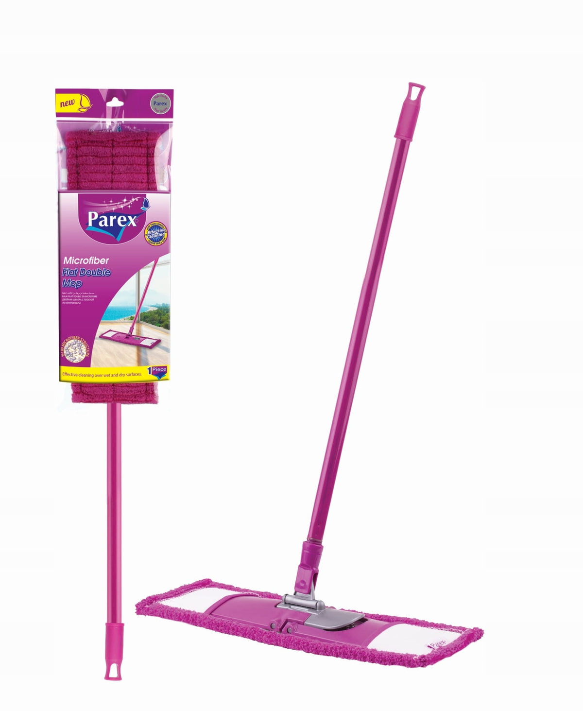 Microfiber flat mop PAREX FLAT DOUBLE MOP