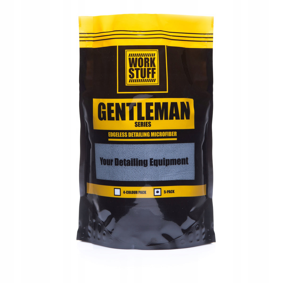 Microfiber for Car Cleaning GENTLEMAN BASIC GREY WORK STUFF x5 Manufacturer Work Stuff