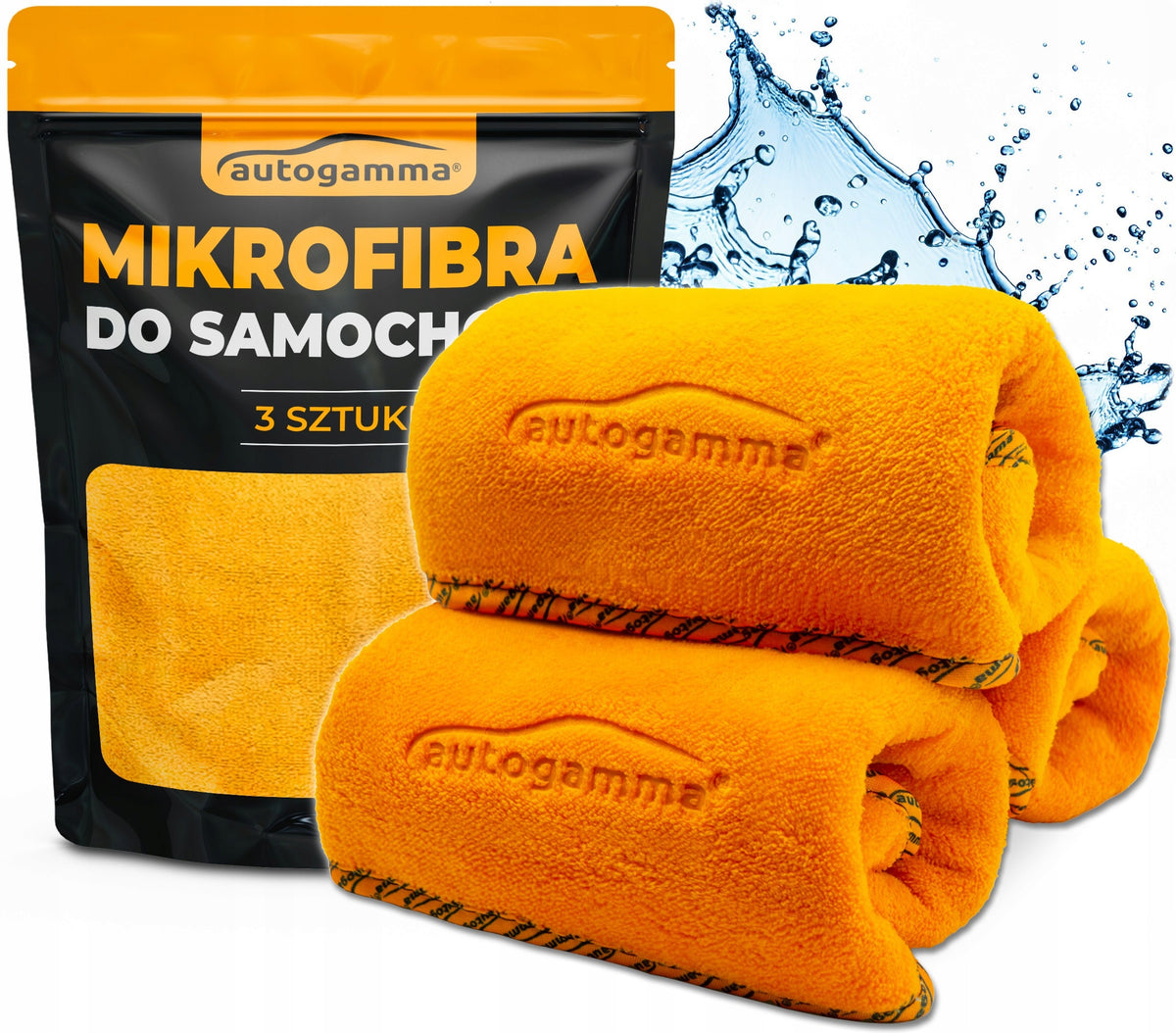 Microfiber for Car Detailing Reaching Coating Set of 3 Towels 30x30cm