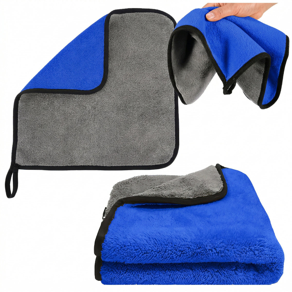 Microfiber towel for drying car paint 400 GSM 30x30 cm